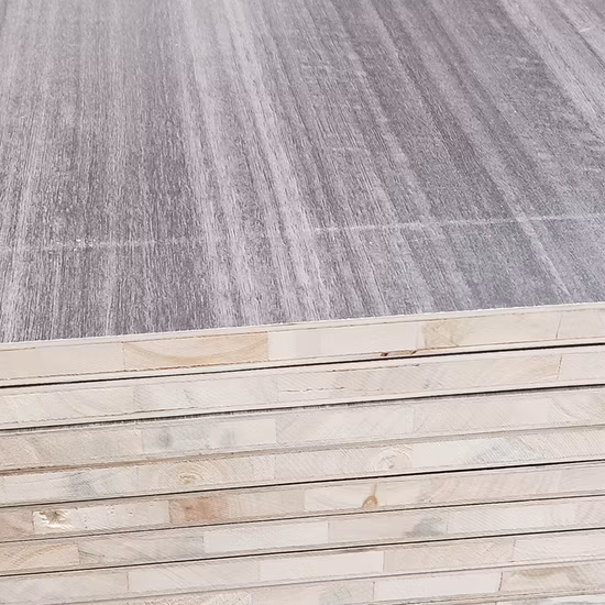 Weiße laminierte Tischlerplatte aus 18 mm Kiefernhartholz mit Melamin für Möbel